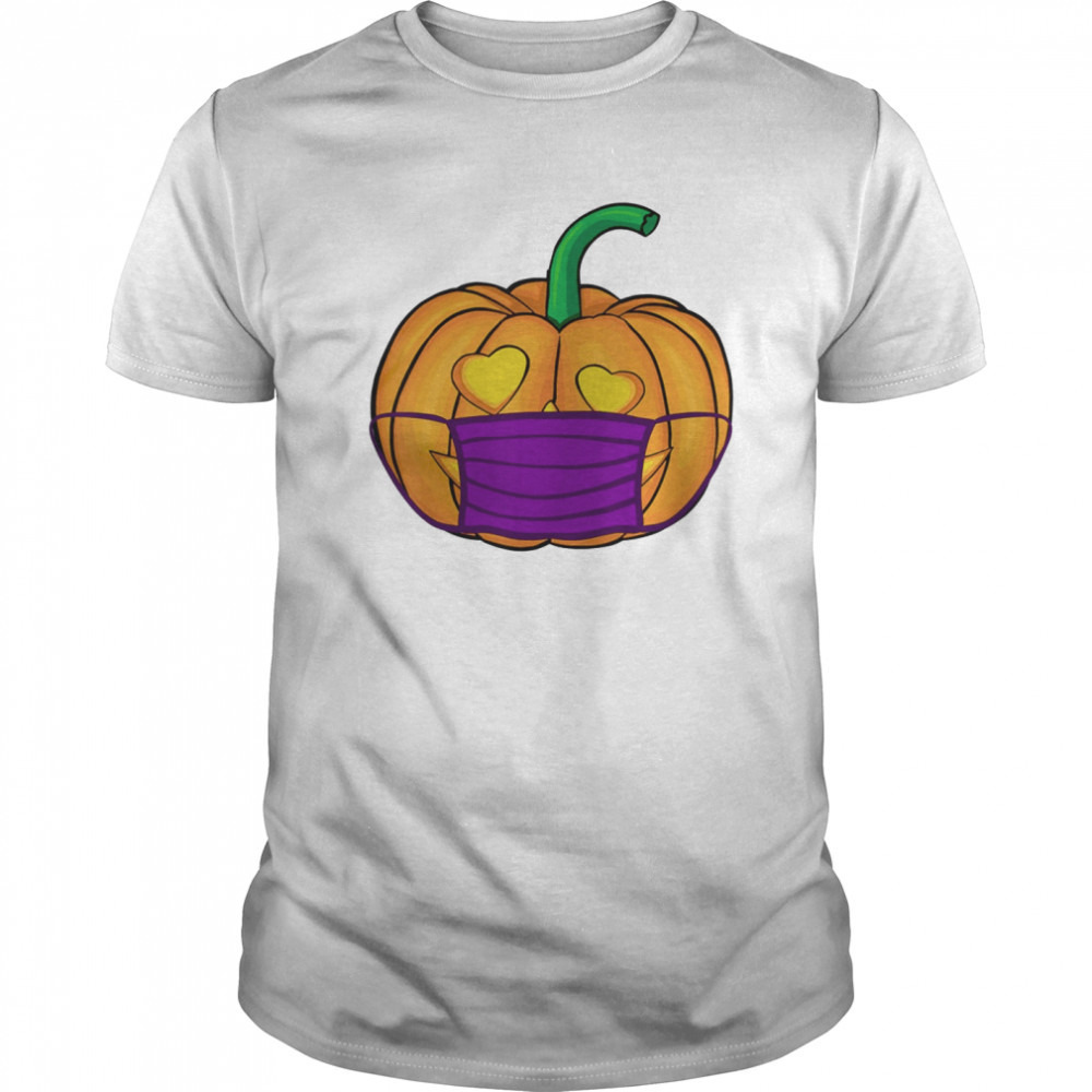 Halloween Pumpkin Mask Jack O Lantern Shirt